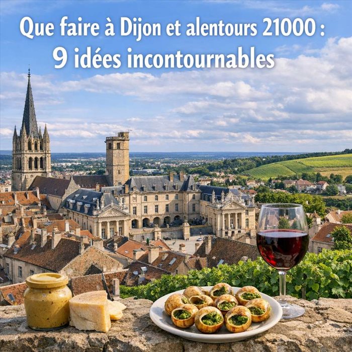 Que faire à Dijon et alentours 21000 : visites, vins et sorties