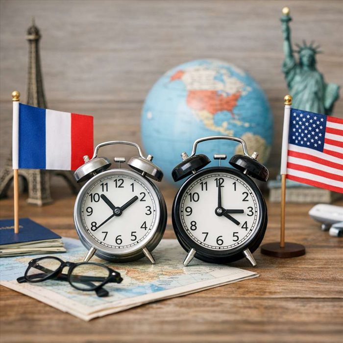 Décalage horaire France États-Unis : les heures à connaître
