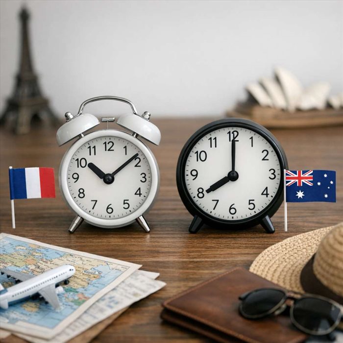 Décalage horaire France-Australie : guide simple et à jour