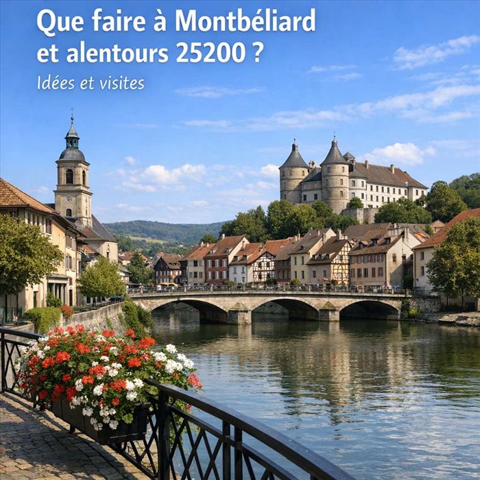 Que faire à Montbéliard et alentours 25200 ? Visites et idées