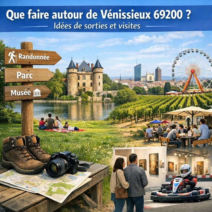 Que faire autour de Vénissieux 69200 ? Idées de sorties