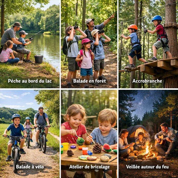 Camping dans l’Oise en famille : quelles activités et sorties faire avec les enfants ?