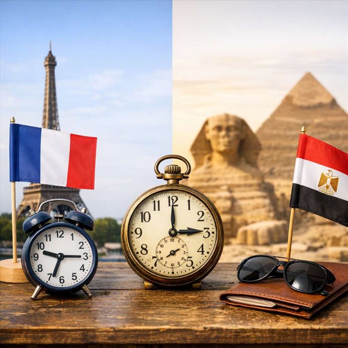 Décalage horaire France-Égypte : l’heure à connaître
