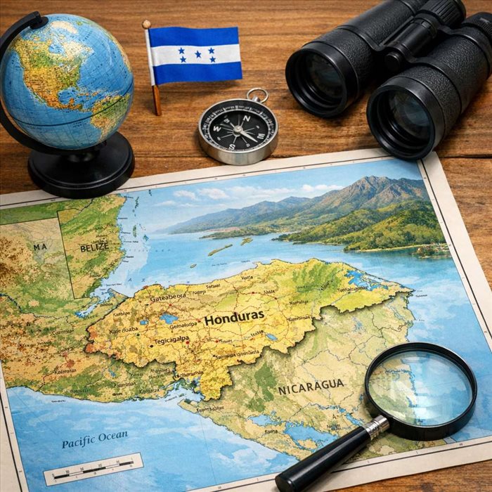 Superficie du Honduras : dimensions, relief et carte du pays