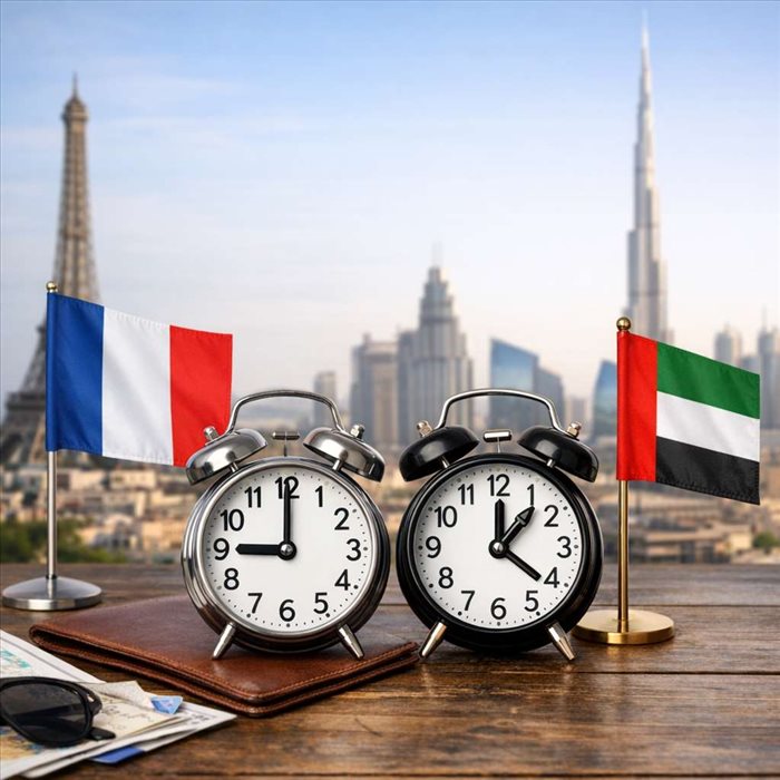 Décalage horaire France-Émirats arabes unis : l’essentiel
