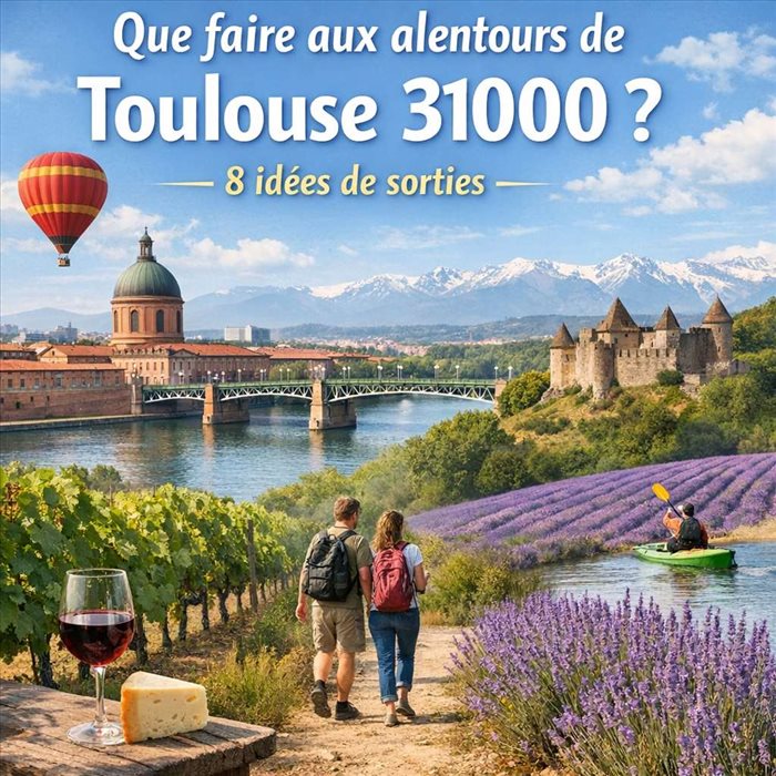 Que faire aux alentours de Toulouse 31000 ? 8 idées de sorties