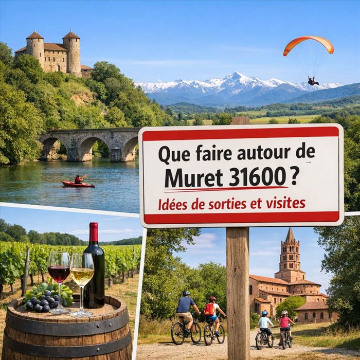 Que faire autour de Muret 31600 ? Idées de sorties et visites
