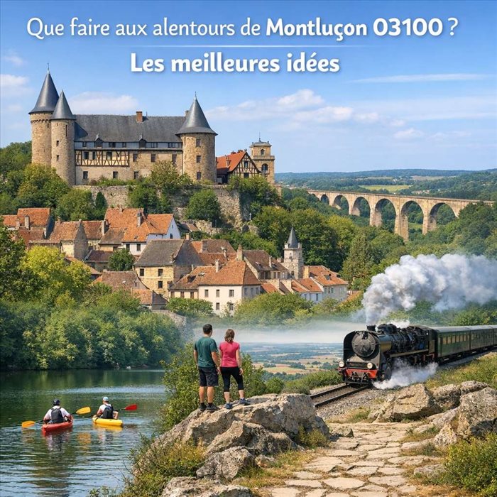 Que faire aux alentours de Montluçon 03100 ? | Guide complet