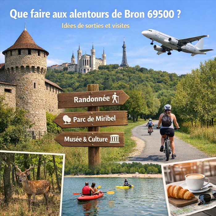 Que faire aux alentours de Bron 69500 ? Idées de sorties