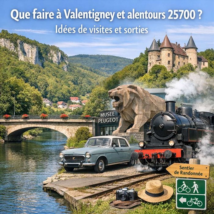 Que faire à Valentigney et alentours 25700 ? Idées de visites