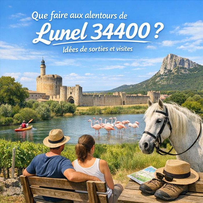 Que faire aux alentours de Lunel 34400 ? Idées de sorties et visites