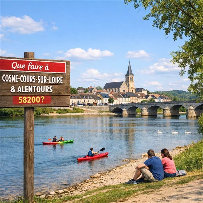 Que faire à Cosne-Cours-sur-Loire et alentours 58200 ?