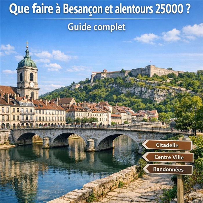 Que faire à Besançon et alentours 25000 ? Guide complet