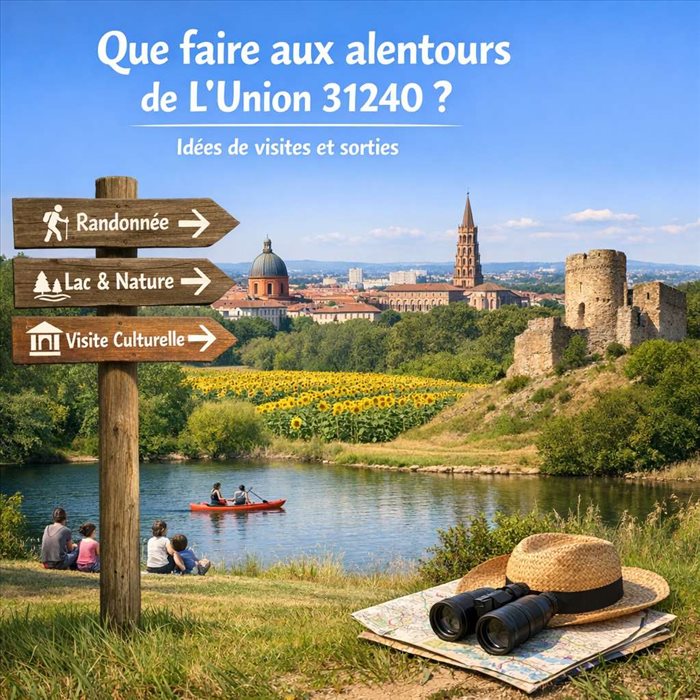 Que faire aux alentours de L’Union 31240 ? Idées de sorties