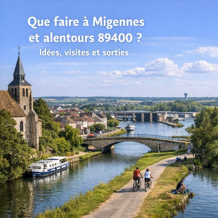 Que faire à Migennes et alentours 89400 ? Découvrez les meilleures visites