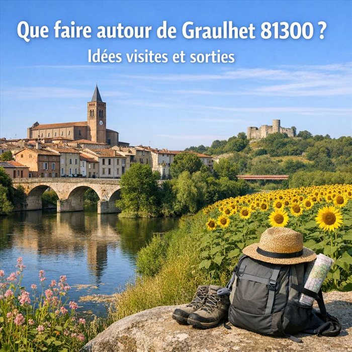 Que faire autour de Graulhet 81300 ? Visites et idées sorties